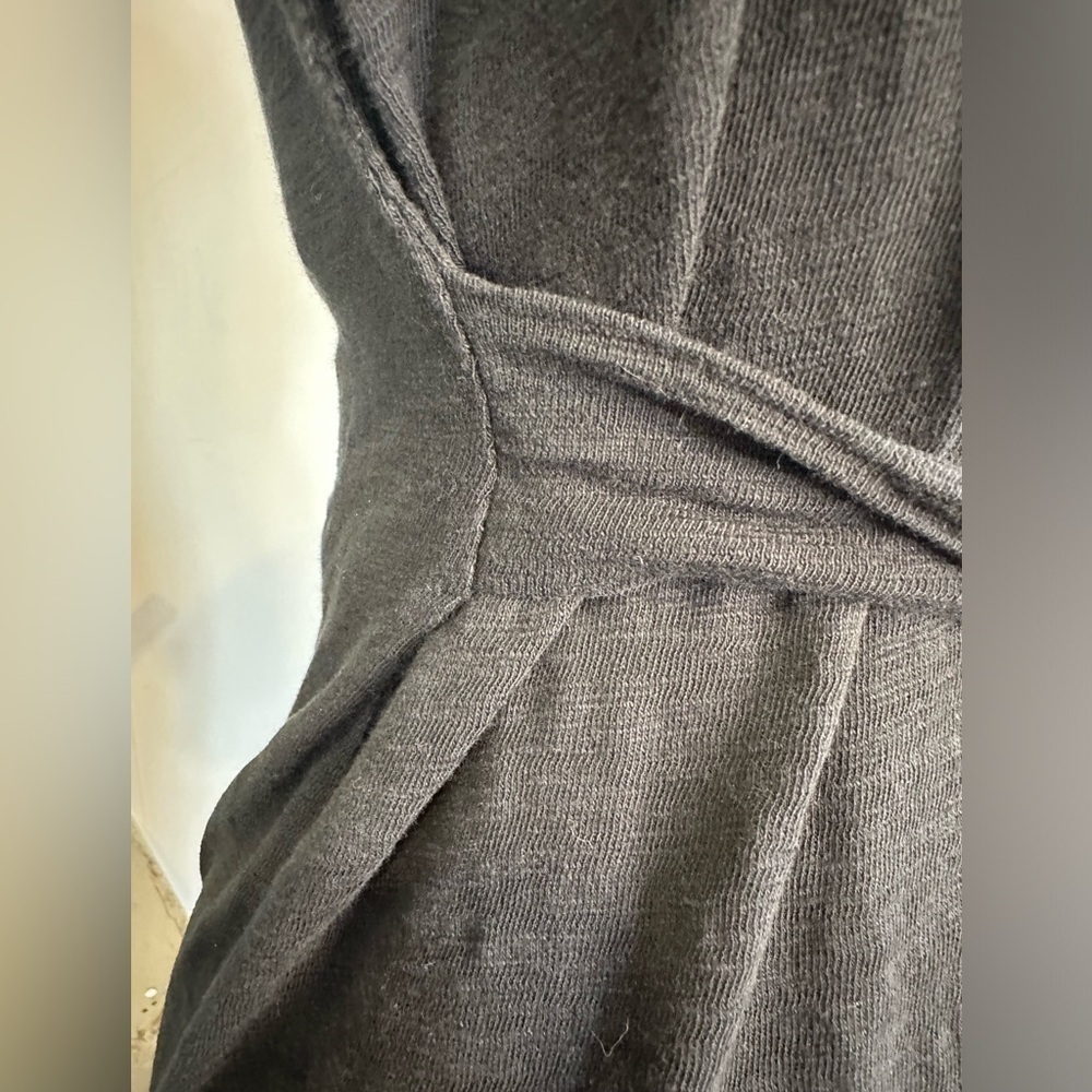 J crew XXS Short-sleeve striped tie-waist T-shirt dress black - Picture 4 of 12